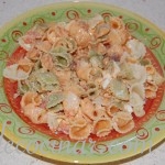 Ensalada de pasta tropical