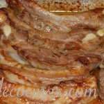 Costillas de cerdo (spare ribs) con salsa barbacoa