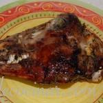 Cabezas de cordero al horno