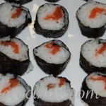 Sushi (Maki sushi y Nigiri sushi de salmón)