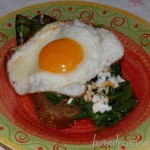 Espinacas con huevo