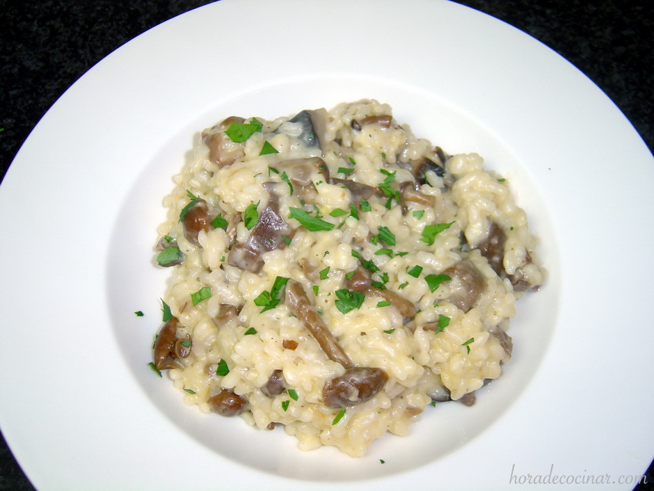 Risotto de setas