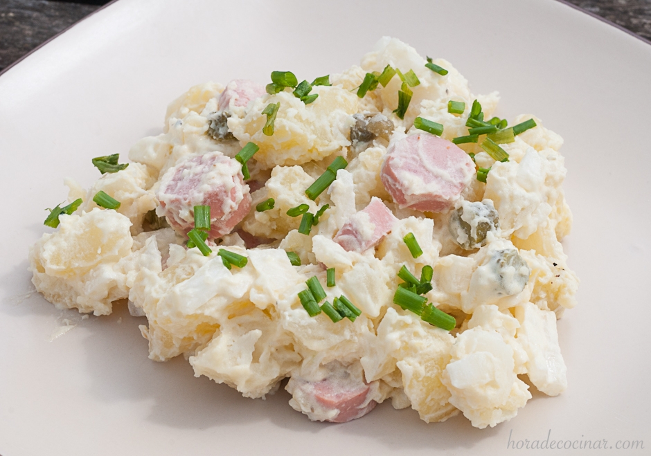 Ensalada alemana de patata – kartoffelsalat