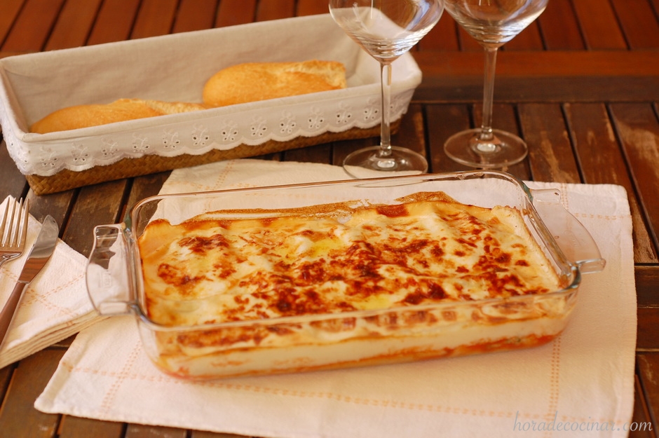 Canelones de ricota y espinacas