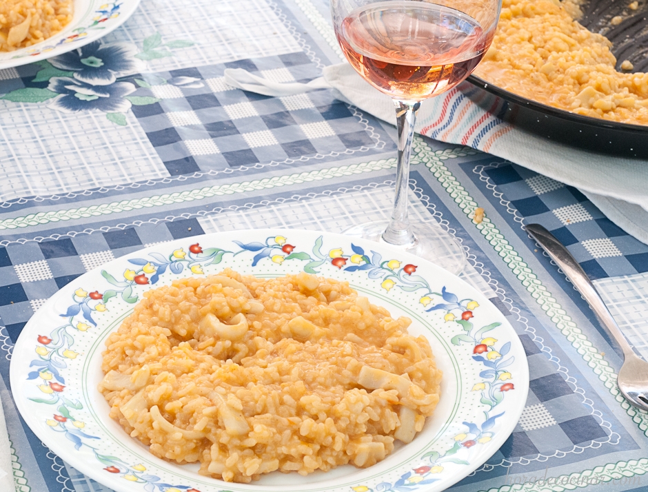 Arroz con calamares