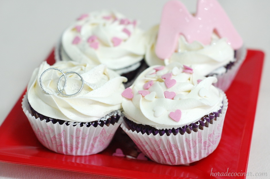 Cupcakes Día de los Enamorados