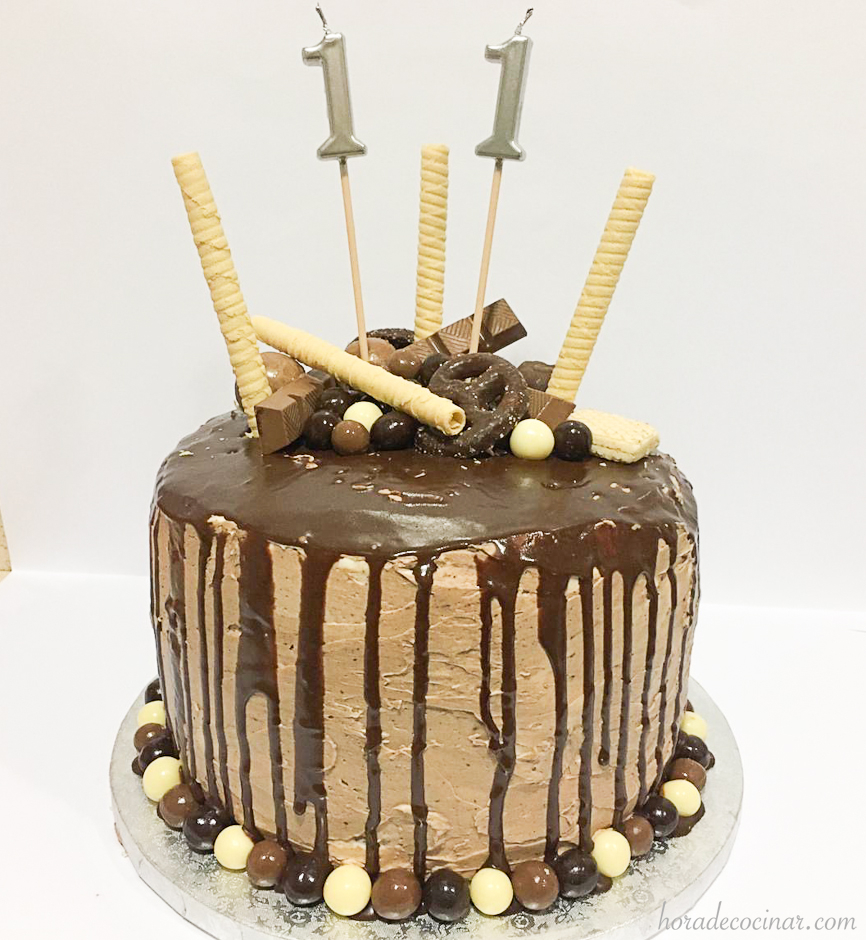 Tarta de goteo (drip cake o dripping cake)