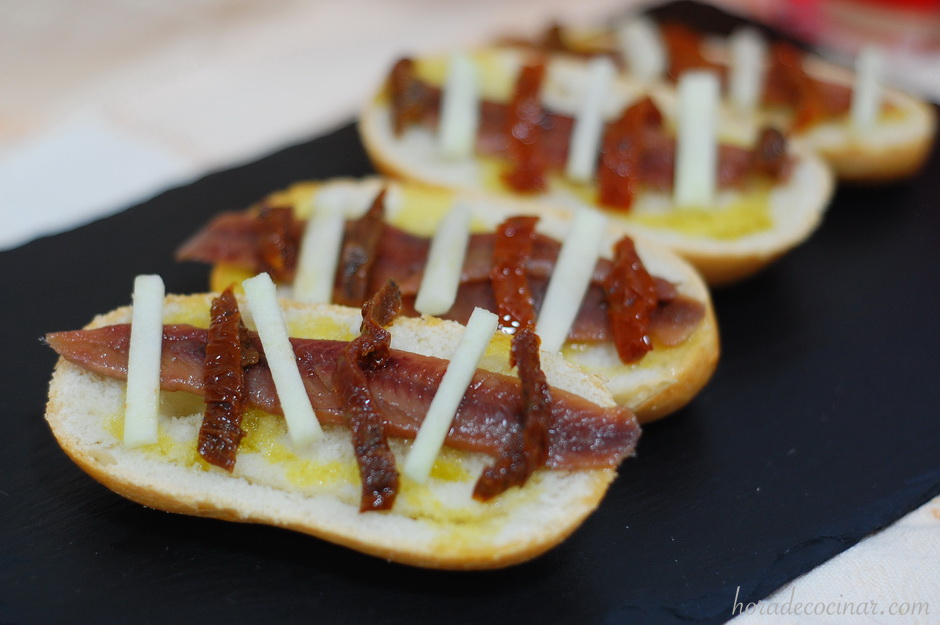 Sardina ahumada para aperitivo