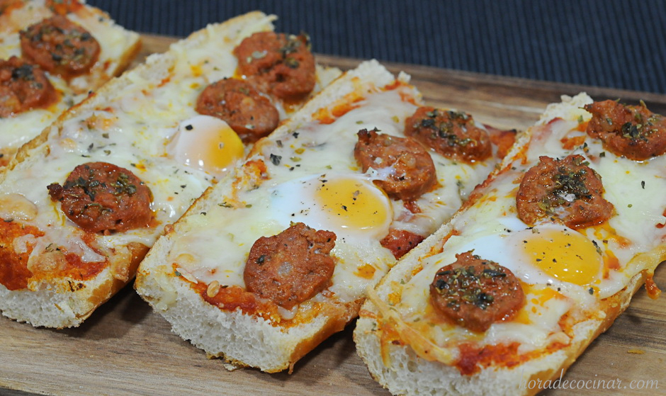 Paninis caseros de chorizo