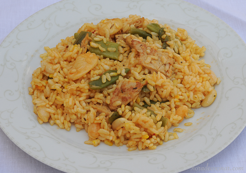 Arroz con heura (estilo valenciano)