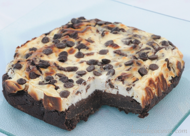 Brownie cheesecake