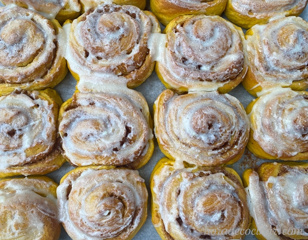 Rollos especiados de calabaza (Pumpking spice  rolls)